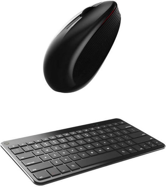 Zebra ASMKEYBRDMOUSE-XE0A Беспроводной RF QWERTY Черный клавиатура для мобильного устройства