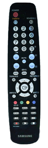 Samsung BN59-00683A IR Wireless press buttons Black remote control