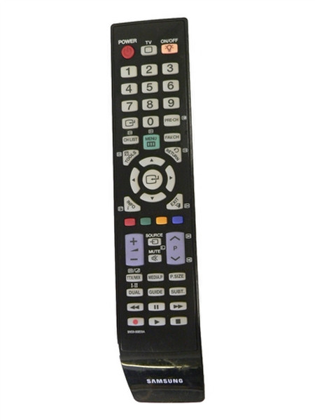 Samsung BN59-00859A IR Wireless press buttons Black remote control