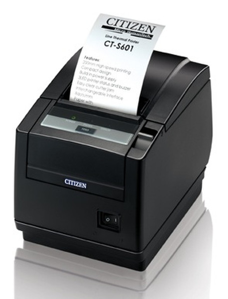 Citizen CT-S601 Прямая термопечать POS printer 203 x 203dpi Черный