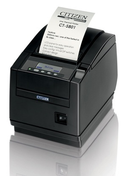 Citizen CT-S801 Прямая термопечать POS printer 203 x 203dpi Черный