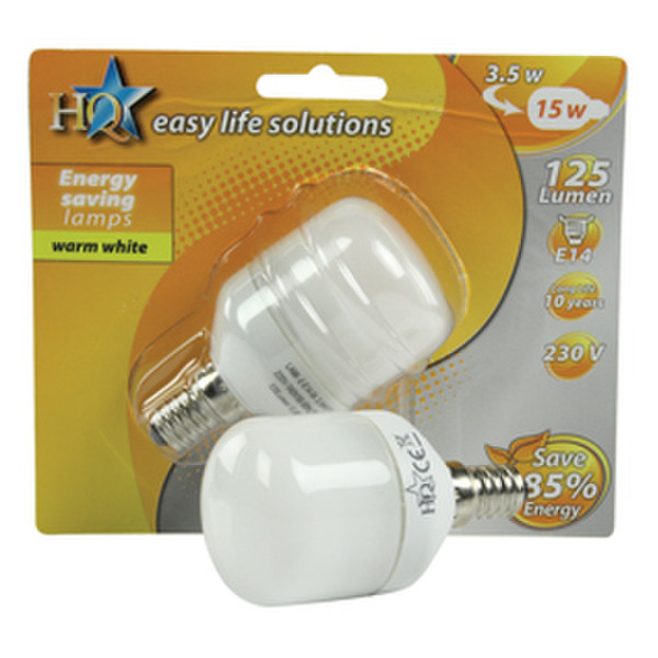 HQ E-E14-04 3.5W E14 A Warm white energy-saving lamp