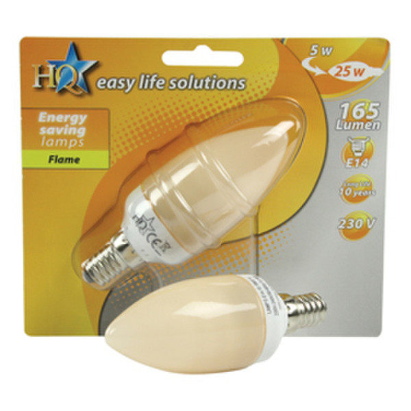 HQ E-E14-10 5W E14 B Candlelight energy-saving lamp