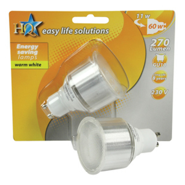 HQ E-GU10-03 11W GU10 B Warm white halogen bulb