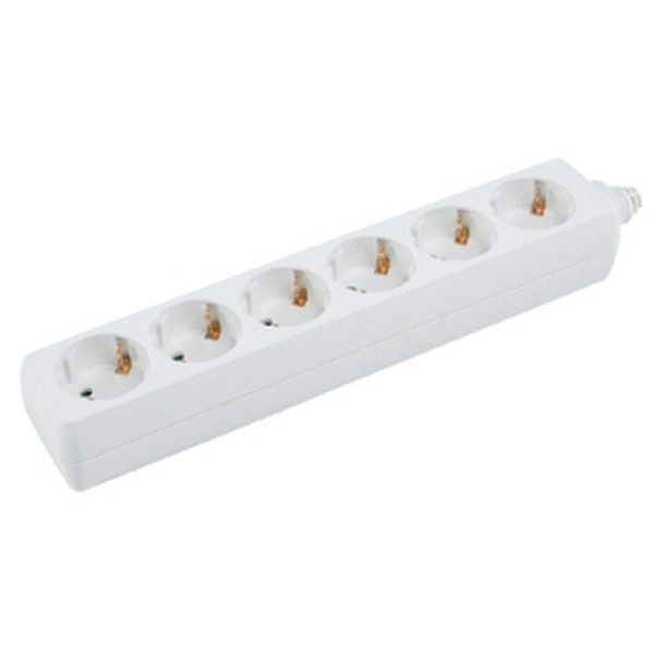 HQ EL-PS260W 6AC outlet(s) White power extension