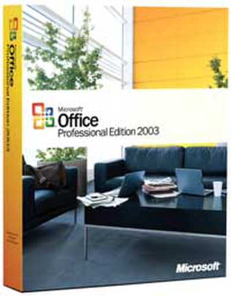 Microsoft Office Pro 2003 Win32 English 1pk DSP 3OEI CD w/BCM