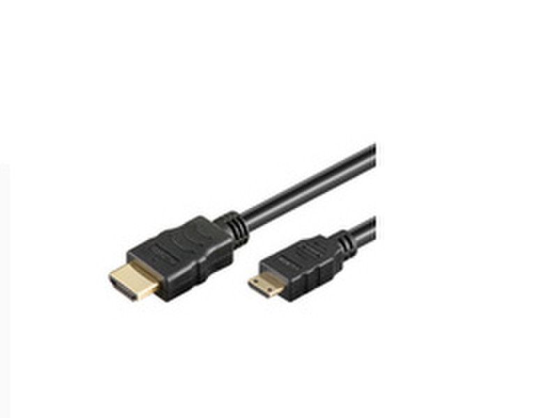 Microconnect HDMI, M/M, 1.5 m 1.5m HDMI Mini-HDMI Schwarz