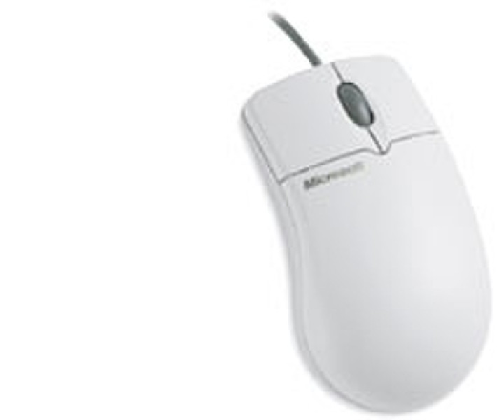 Microsoft OEM IntelliMouse PS/2 PS/2 Механический Белый компьютерная мышь