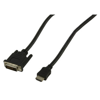 HQ HDMI/DVI-D, 10m 10m HDMI DVI-D Schwarz Videokabel-Adapter