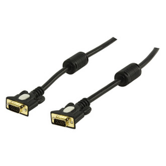 HQ HD15/HD15, 3m 3m VGA (D-Sub) VGA (D-Sub) Black