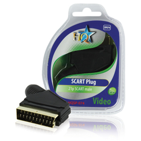 HQ SP-074 SCART-21pin Black