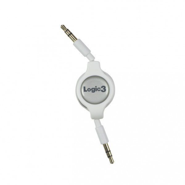 Logic3 IPU143 0.9m 3.5mm 3.5mm Weiß Audio-Kabel