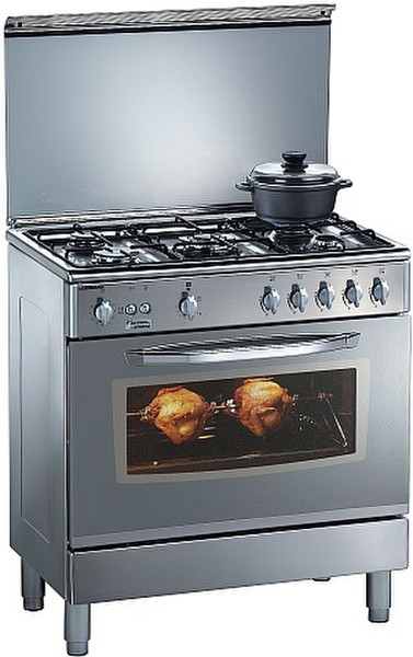 Bestron LD85C41X Freistehend Gas hob Edelstahl Küchenherd