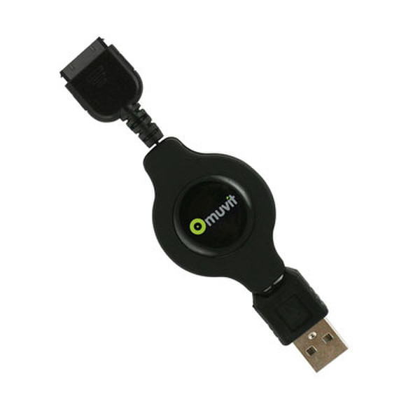 Muvit MUUSC0019 USB Черный дата-кабель мобильных телефонов