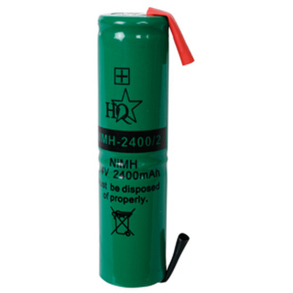 HQ NIMH-2400/2 Nickel-Metal Hydride (NiMH) 2400mAh 2.4V rechargeable battery