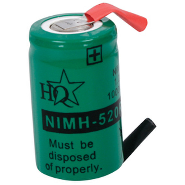 HQ NIMH-520RS Nickel-Metal Hydride (NiMH) 1000mAh 1.2V rechargeable battery