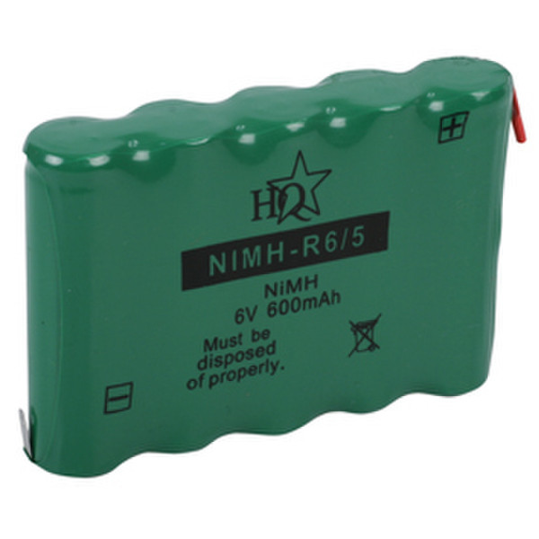 HQ NIMH-R6/5 Nickel-Metal Hydride (NiMH) 600mAh 6V rechargeable battery