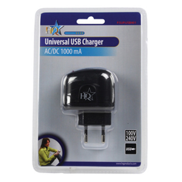 HQ P.SUP.USB401 Для помещений Черный зарядное для мобильных устройств