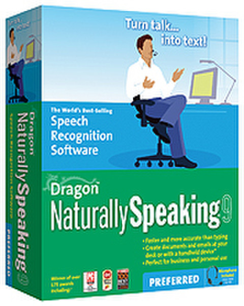 Nuance Dragon NaturallySpeaking Preferred 9