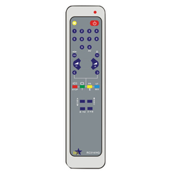 HQ RC314 IR Wireless press buttons Grey remote control