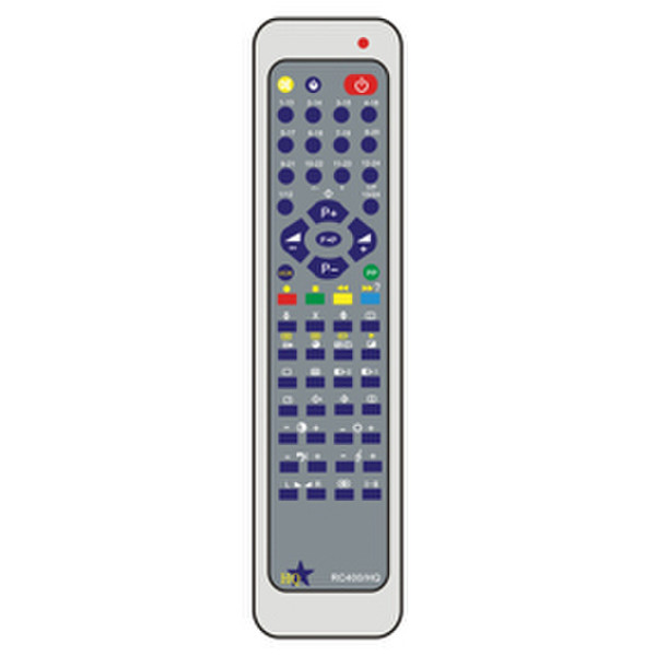 HQ RC400 IR Wireless press buttons Grey remote control