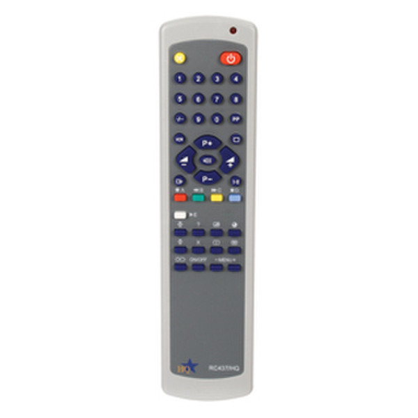 HQ RC437 IR Wireless press buttons Grey remote control