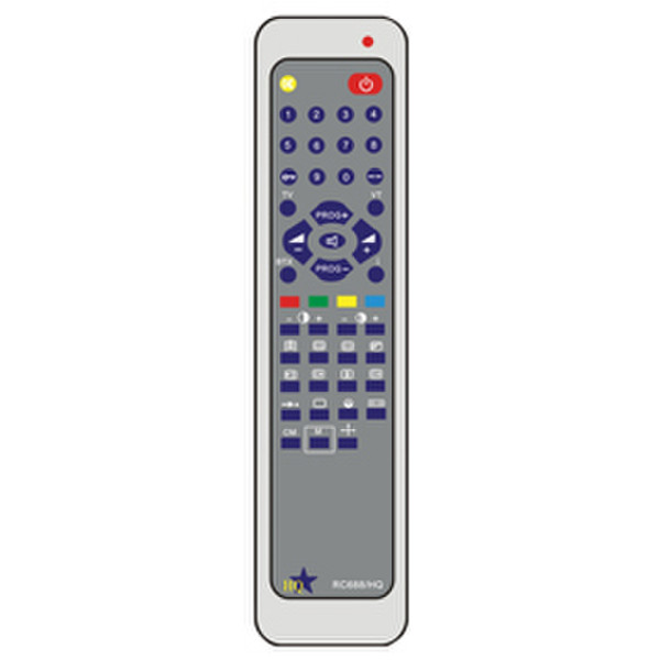 HQ RC688 IR Wireless press buttons Grey remote control
