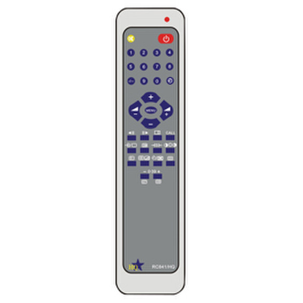 HQ RC841 IR Wireless press buttons Grey remote control