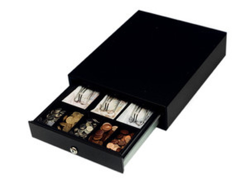 International Cash Drawer SS-102 Black cash box tray