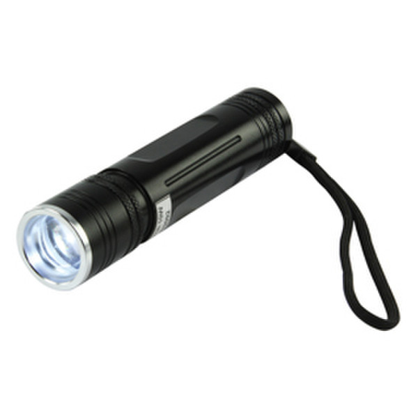 HQ TORCH-L-01 Hand flashlight LED Black flashlight