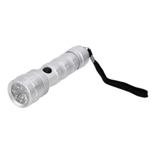 HQ TORCH-L-63 Hand flashlight LED Silver flashlight