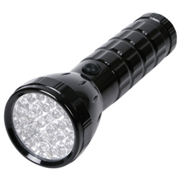 HQ TORCH-L-701 Hand flashlight LED Black flashlight
