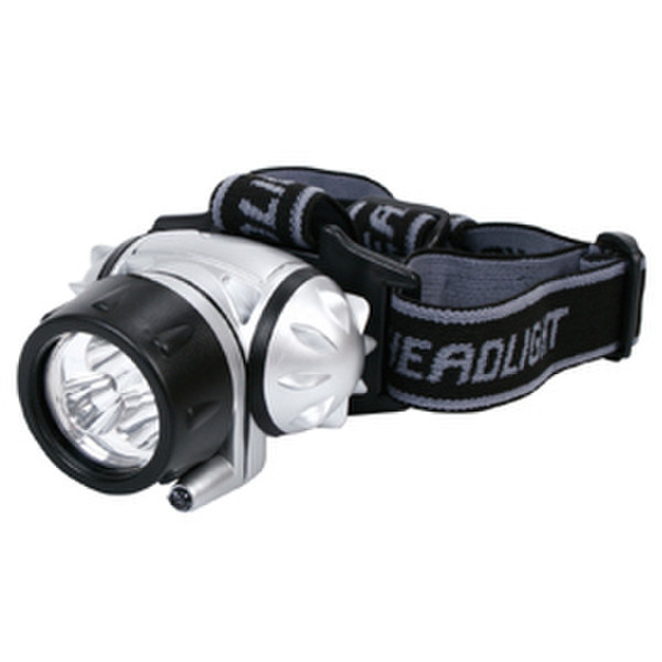 HQ TORCH-L-761 Headband flashlight LED Black,Silver flashlight