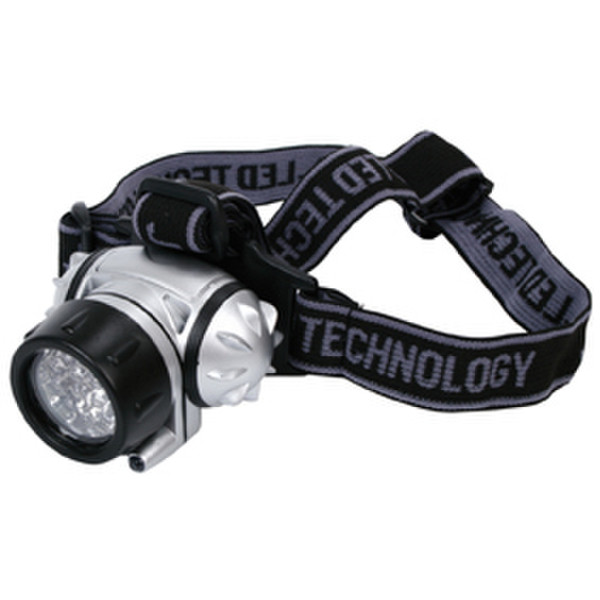 HQ TORCH-L-771 Фонарь налобный LED Черный, Cеребряный электрический фонарь