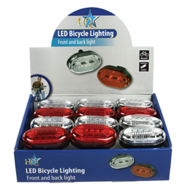 HQ TORCH-L-BOX08 Fahrrad-Blinklicht LED Mehrfarben Taschenlampe