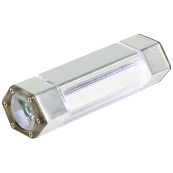 HQ TORCH-L-CAMP03 Universal flashlight LED Silver flashlight