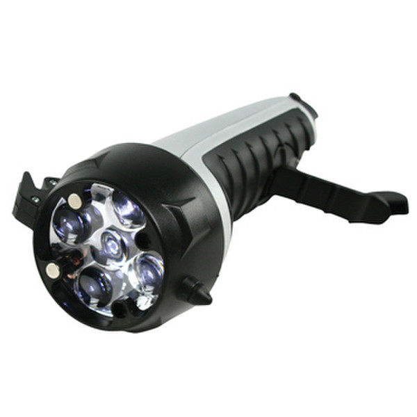 HQ TORCH-LDYN-5 Universal-Taschenlampe LED Schwarz, Grau Taschenlampe