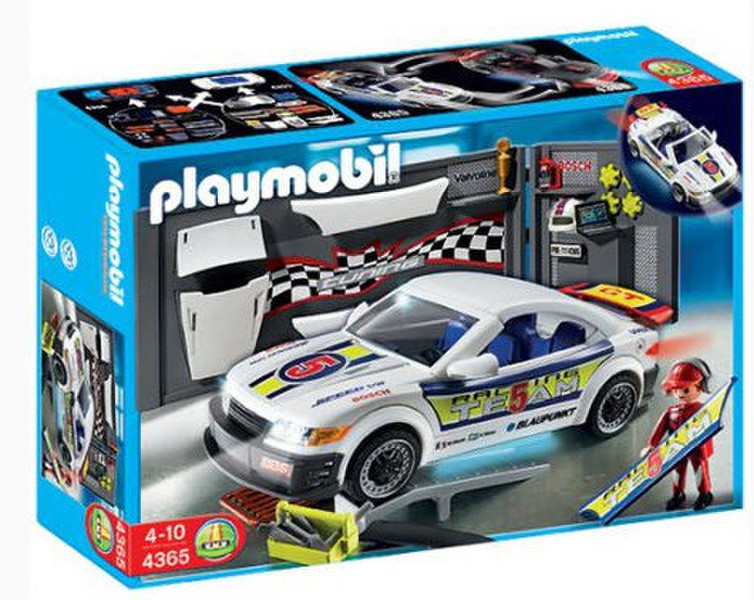Playmobil Car Repair Shop and Race Car with Headlights 4365 игрушечная машинка