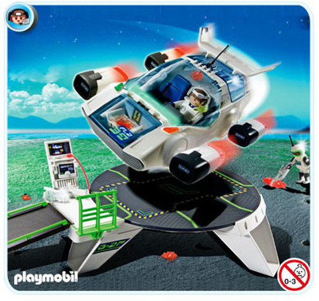 Playmobil E-Rangers Turbojet with Launch Pad