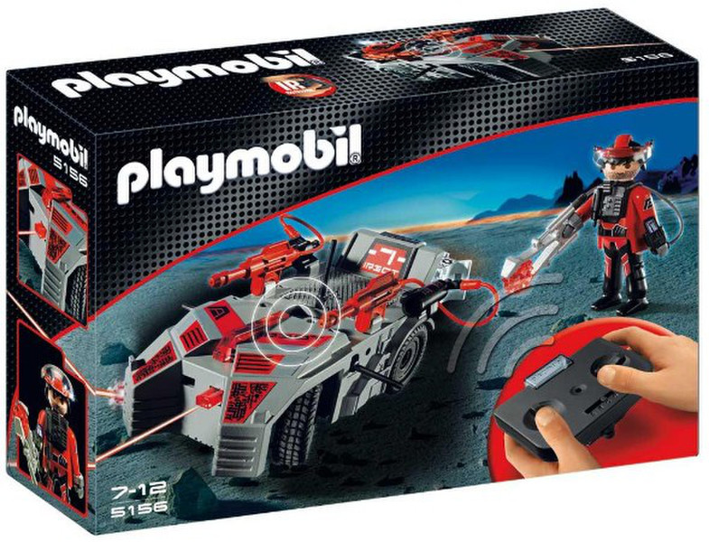 Playmobil Dark Rangers` Explorer with IR Knockout Cannon