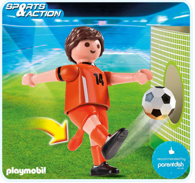 Playmobil Soccer Player - Netherlands Разноцветный