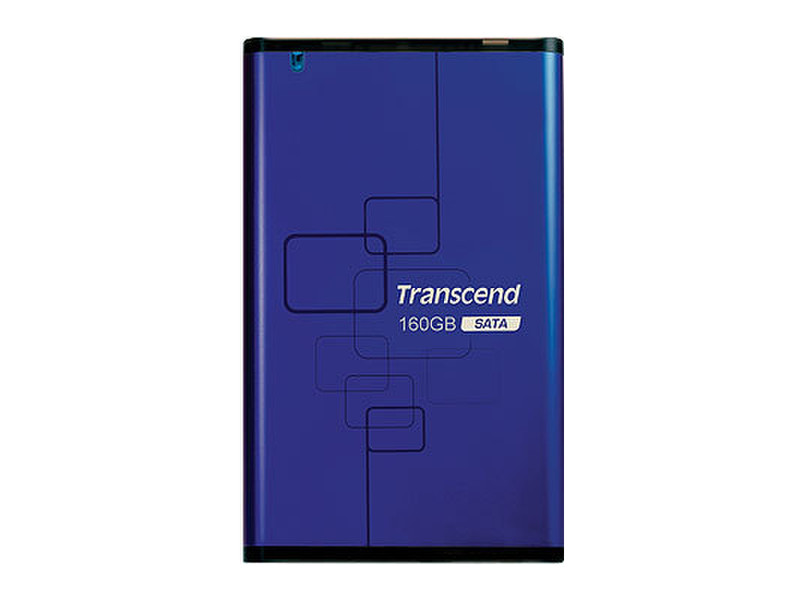 Transcend StoreJet 2.5 SATA, 160GB, Blue 160GB Blue external hard drive