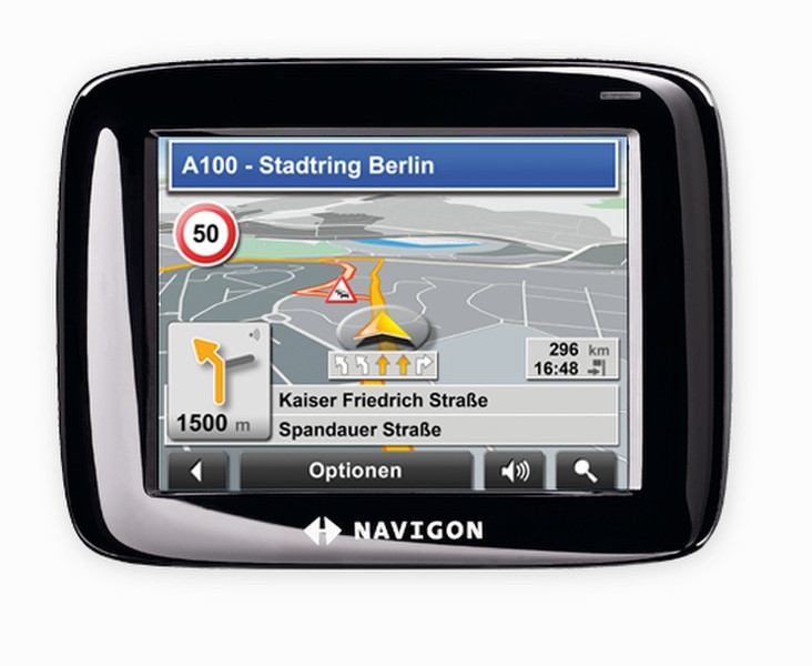 Navigon 2110 Europe 160г Черный навигатор