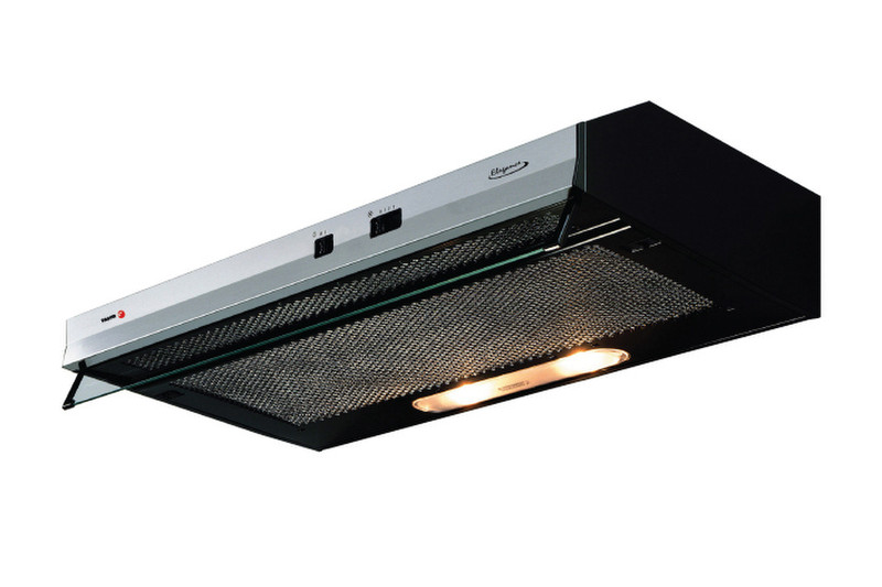 Fagor CC-239 X Semi built-in (pull out) 350m³/h Black,Silver cooker hood