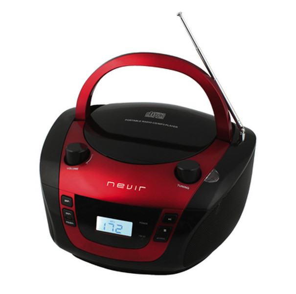 Nevir NVR-471 Digital 3W Red CD radio