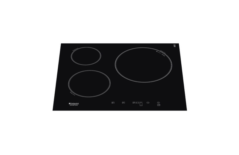 Hotpoint KIC 631 C Встроенный Induction hob Черный плита