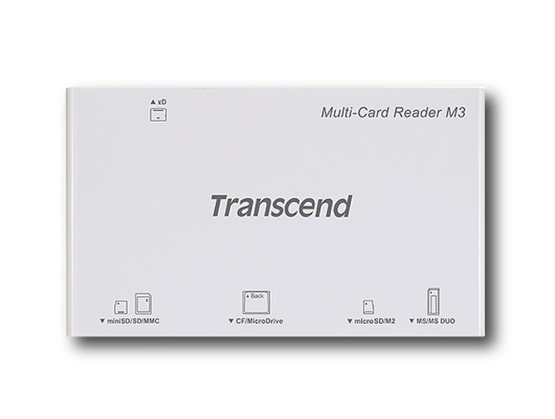 Transcend Multi-Card Reader M3, Hot Pink устройство для чтения карт флэш-памяти