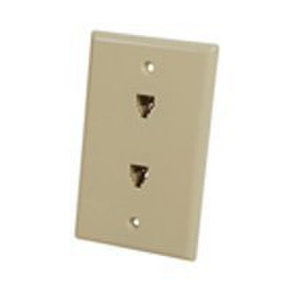 Steren 300-214 Ivory outlet box