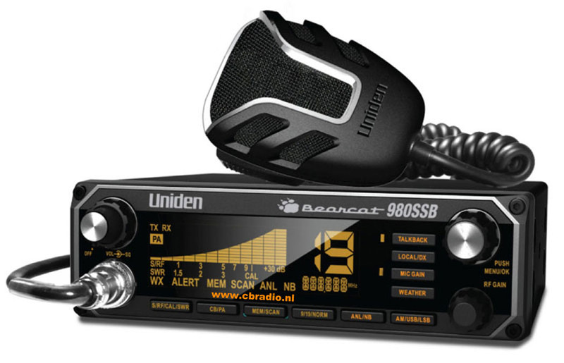 Uniden BEARCAT 980 Персональный Цифровой Черный радиоприемник