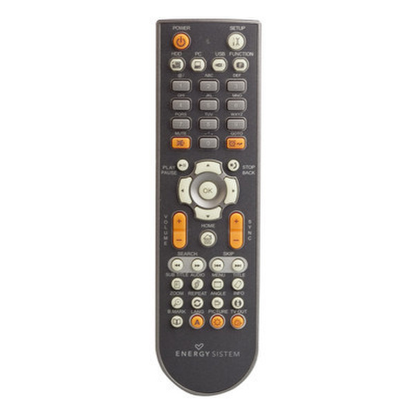 Energy Sistem RA-M4350 IR Wireless press buttons Black remote control